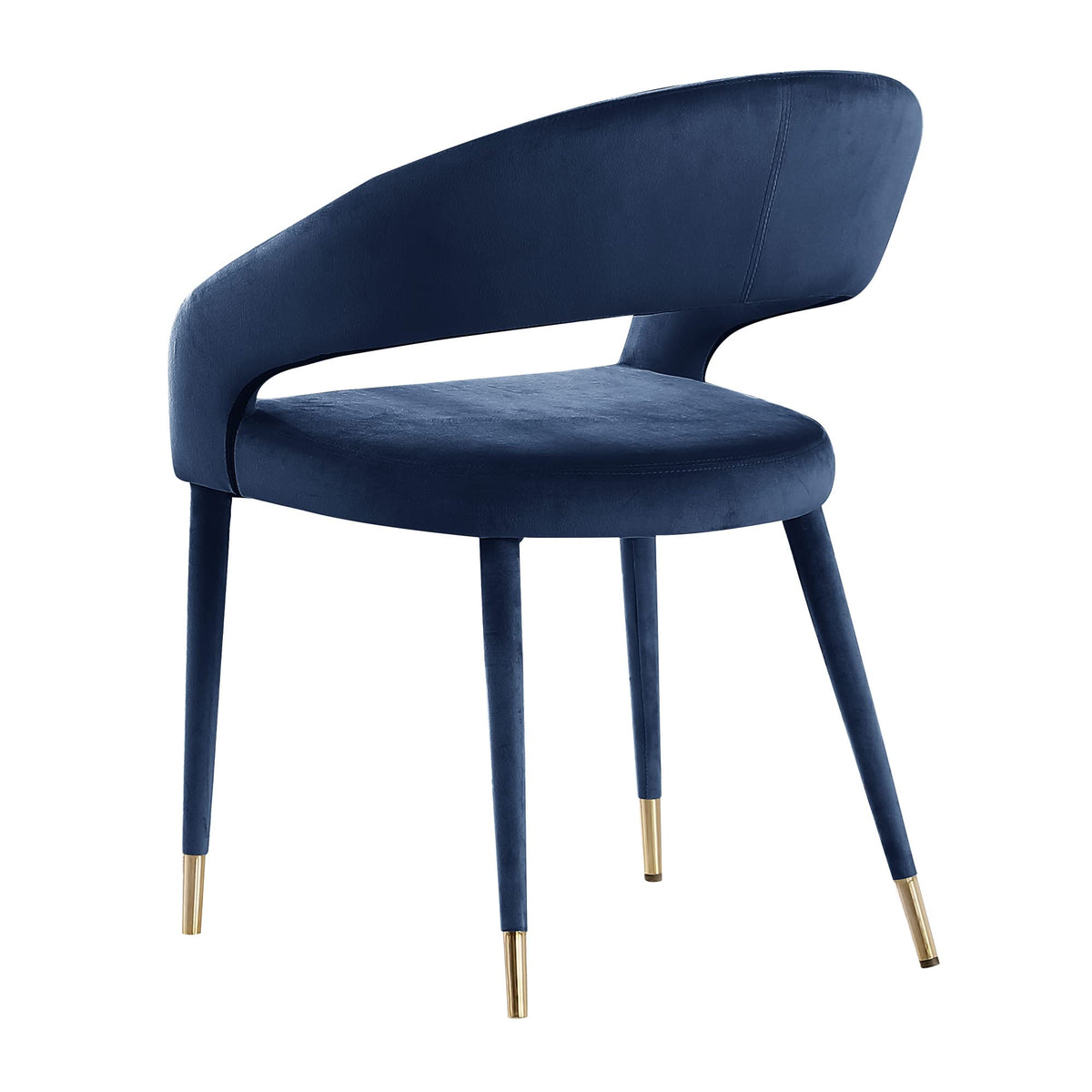 Joel Contemporary Dining Chair - angle view