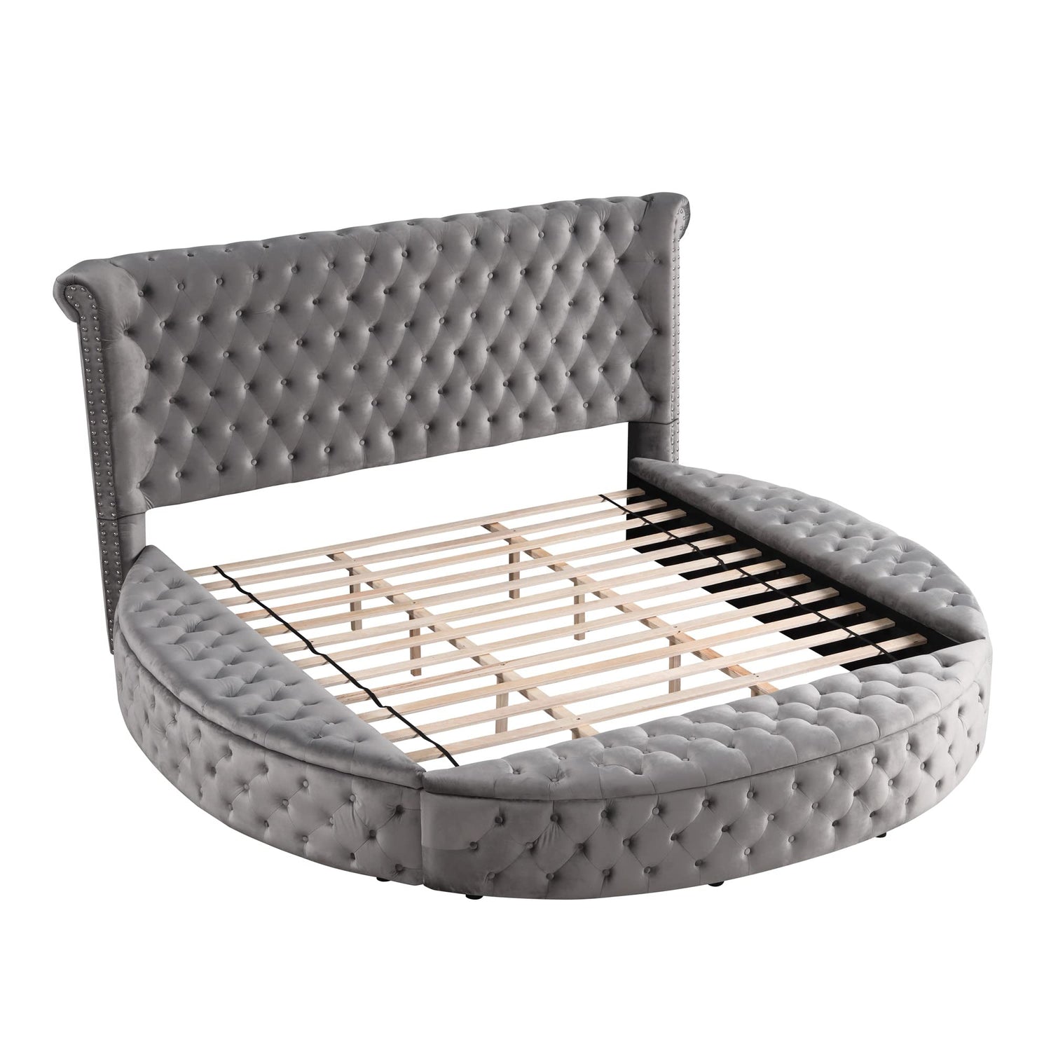 Upholstered Velvet Bed