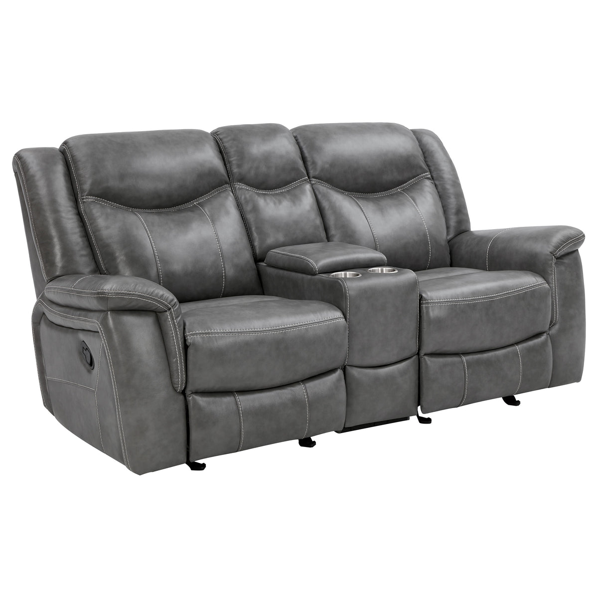 Conrad Reclining Sofa, Glider Loveseat & Recliner - Glider Reclining Loveseat