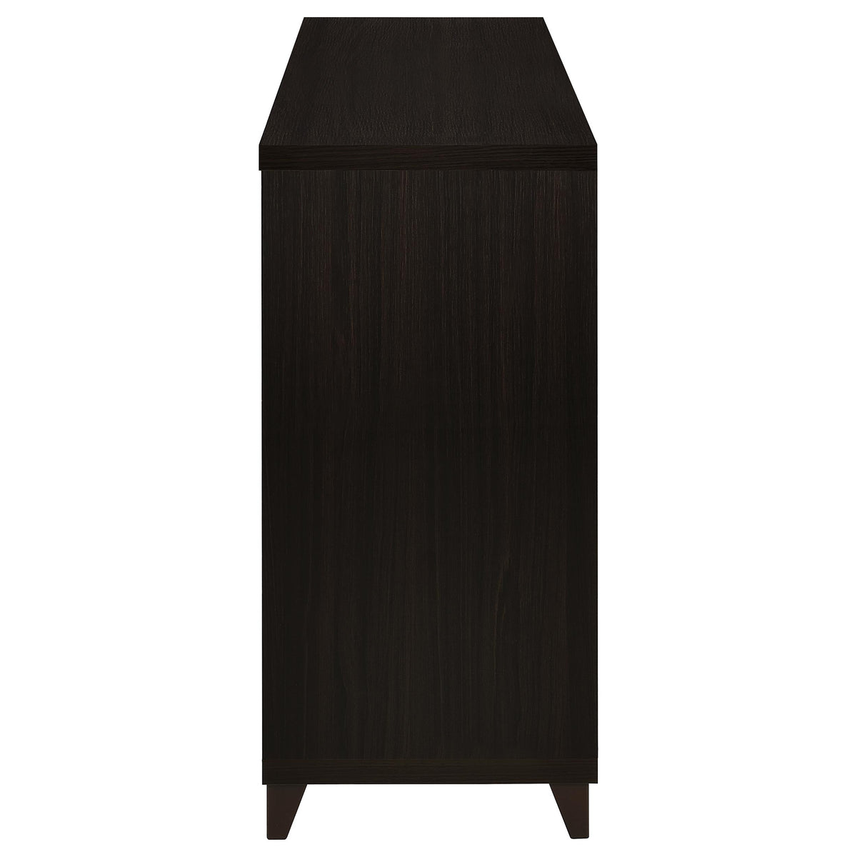 Lewes 60" TV Stand & 4-Piece Entertainment Center - Glass Doors & Media Towers in Cappuccino – view 10