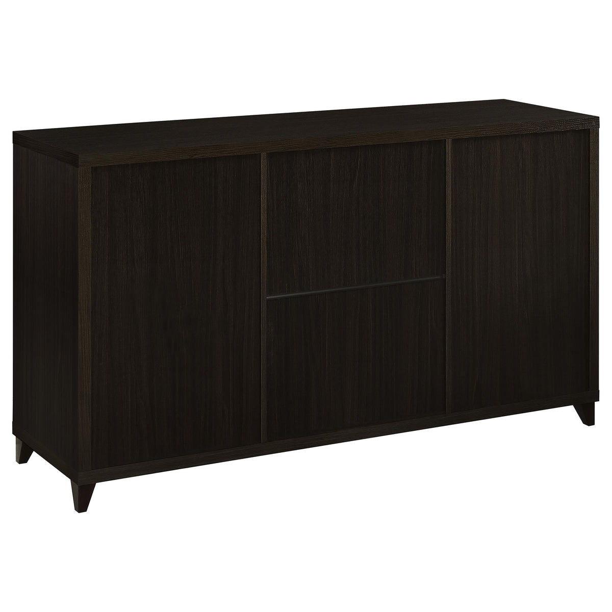 Lewes 60" TV Stand & 4-Piece Entertainment Center - Glass Doors & Media Towers in Cappuccino – view 11