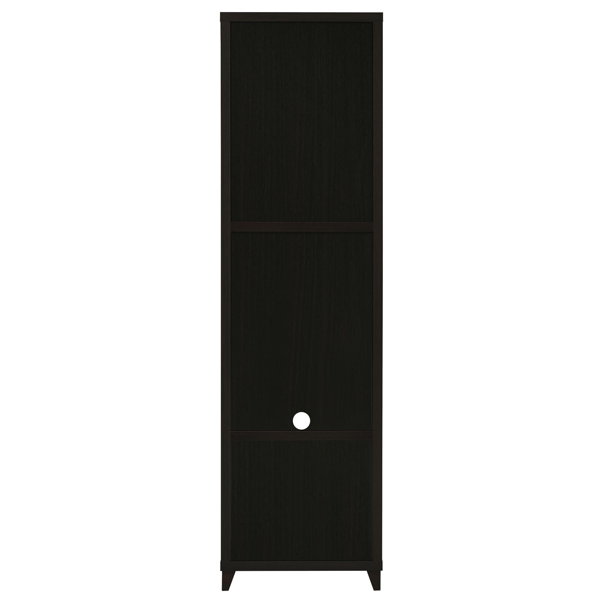 Lewes 60" TV Stand & 4-Piece Entertainment Center - Glass Doors & Media Towers in Cappuccino – view 17