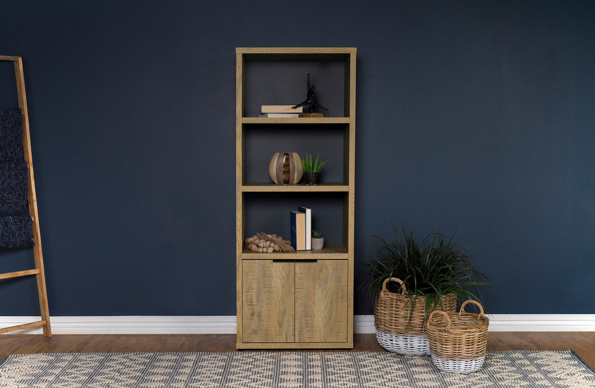 Tabby 60" TV Stand & Entertainment Center with Media Towers - Farmhouse Mango Finish - lifestyle