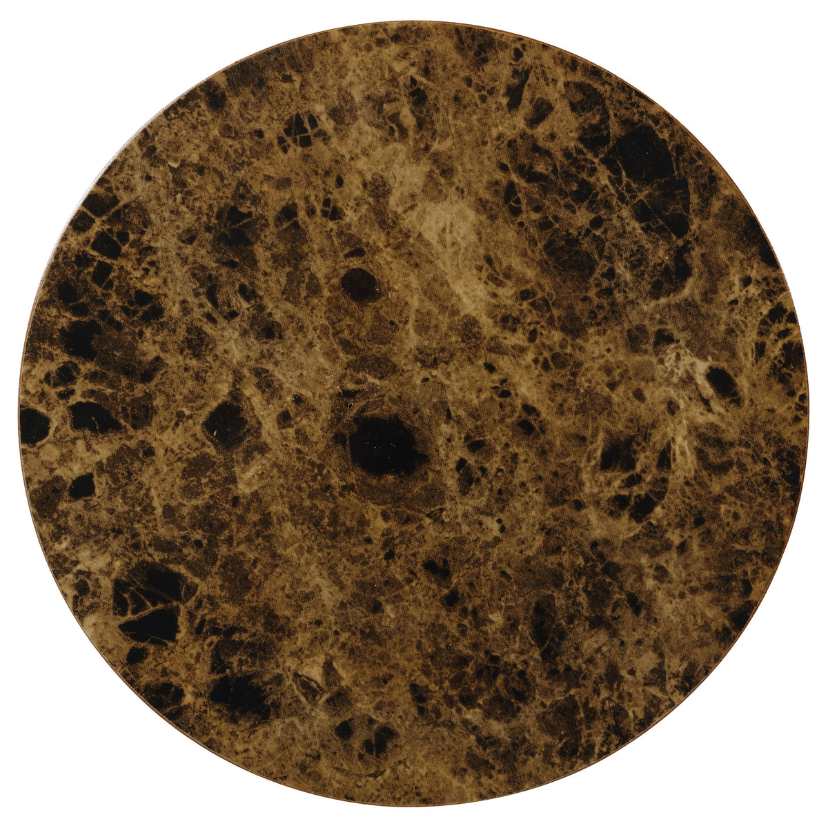 Laney Glass Top Coffee, End & Sofa Tables - Traditional Scrollwork in Dark Merlot & Bronze – view 14