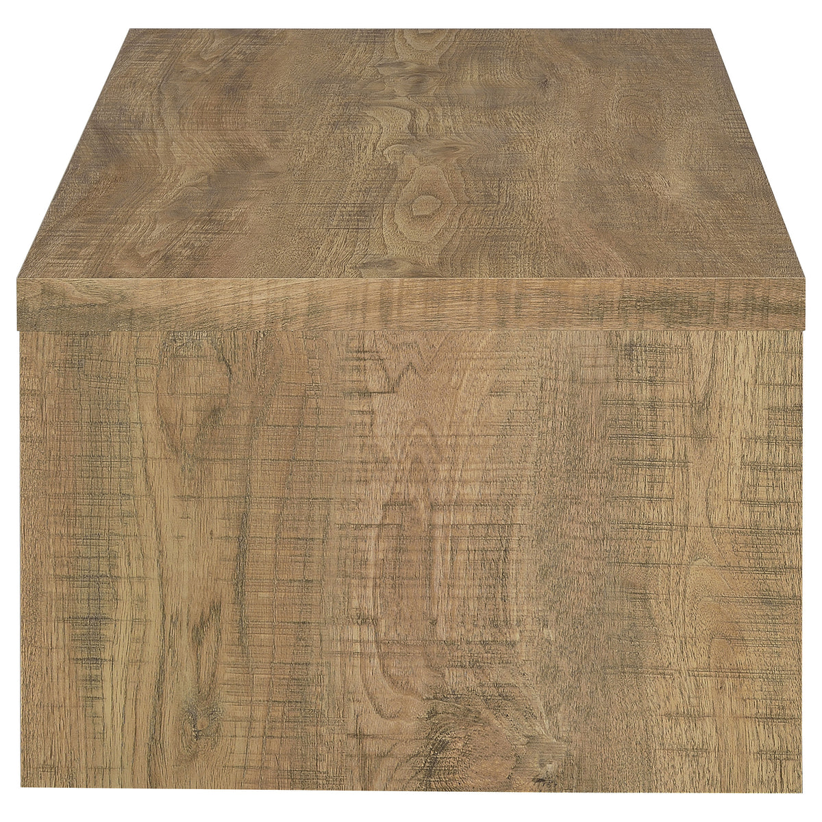 Lynette Coffee Table, End Table & Sets - Rustic Farmhouse Roughhewn Mango Finish – view 7