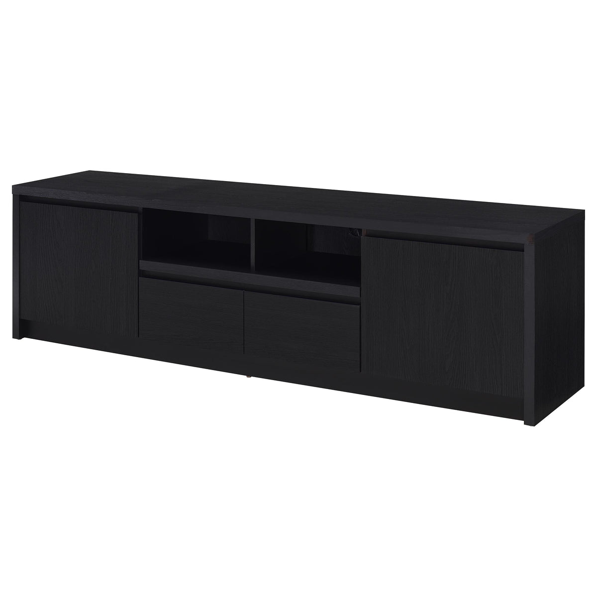 Winfield 78" TV Stand & 3-Piece Entertainment Center with Media Towers - Modern Black – view 20