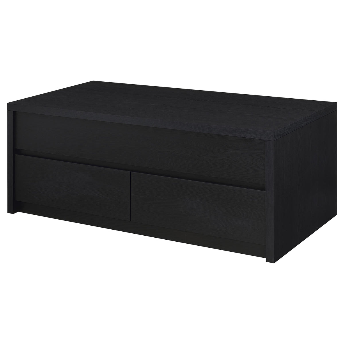 Knapp Lift-Top Coffee Table with 2 Drawers & End Table Sets - Minimalist Black – view 9