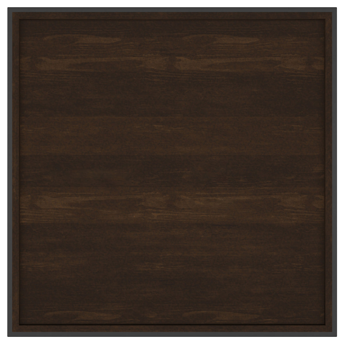Fulton 30" Square Solid Mango Wood Coffee Table with Hidden Storage - Dark Brown & Black Iron – view 5