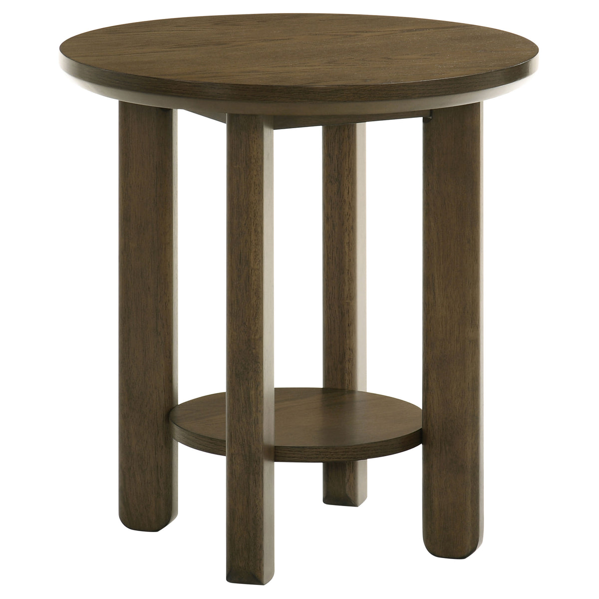 Ottowa Round Wood Coffee Table, End Table & Sets - End Table