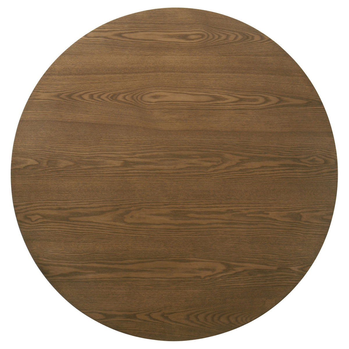 Franklin Round Pedestal Coffee Table & End Table - Dark Brown Ash Veneer, 2 & 3-Piece Sets – view 16