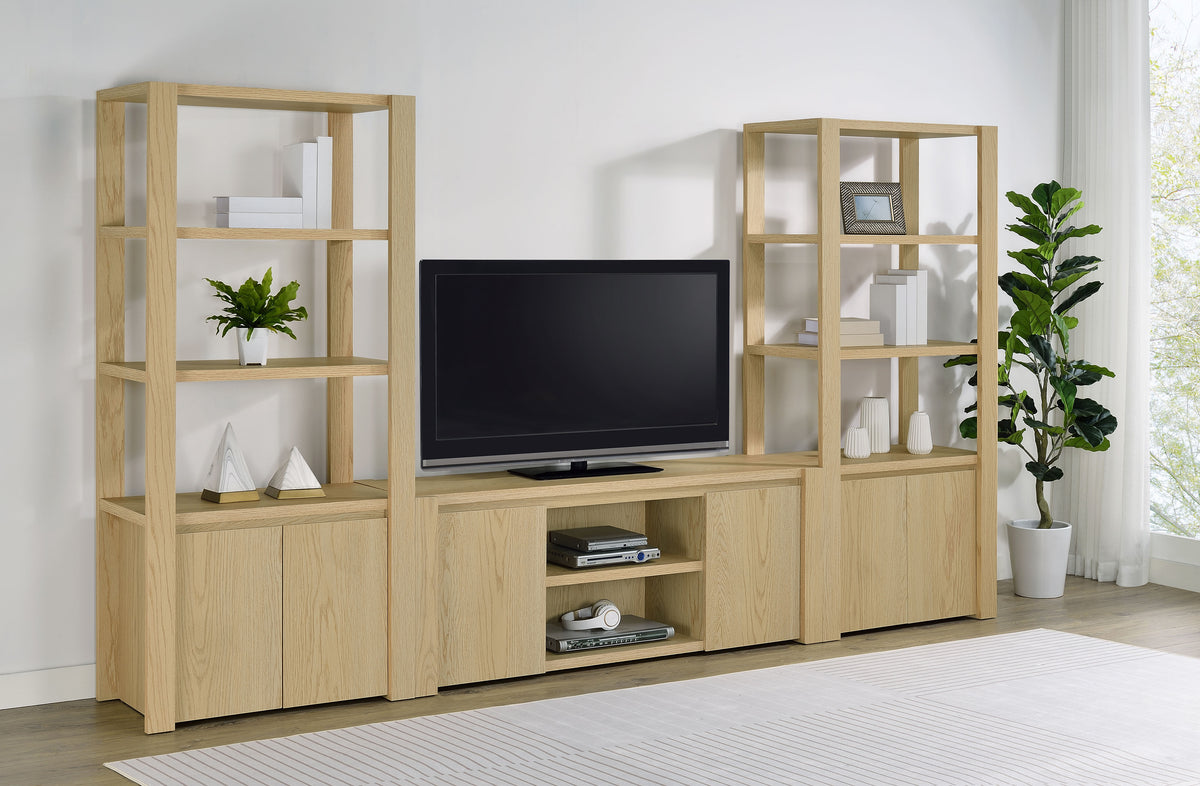 Laurelton 60" TV Stand & Entertainment Center with Media Towers - 3pcs- TV Stand + 2 Media Towers
