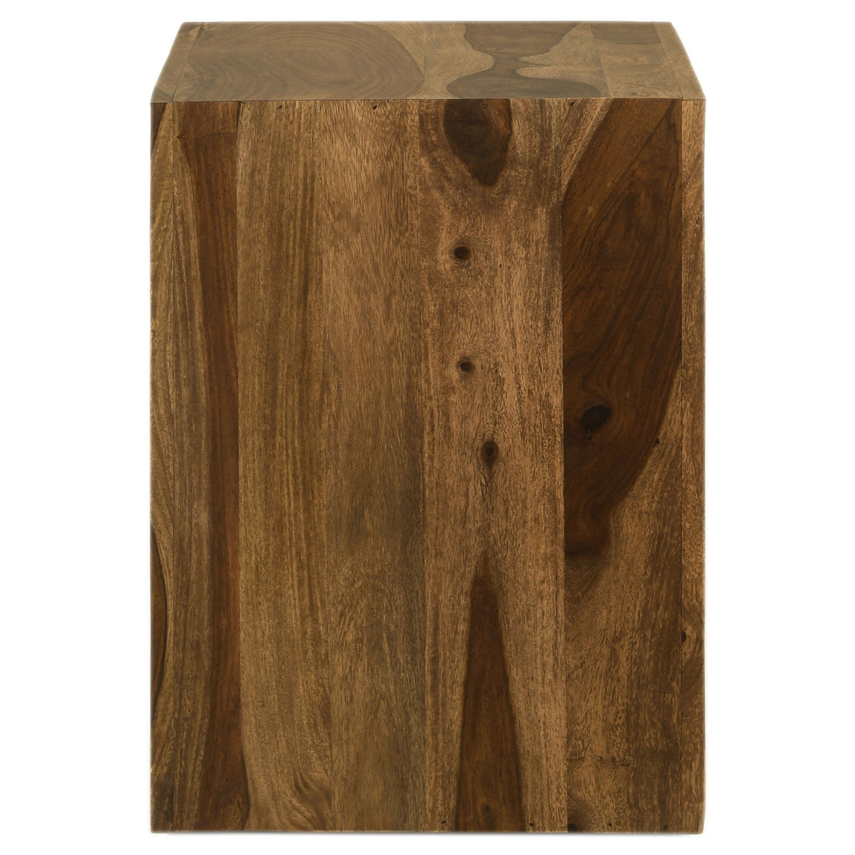 Odilia Solid Sheesham Coffee Table, End Table & Console - U-Shaped Rustic Modern Design in Auburn – view 15