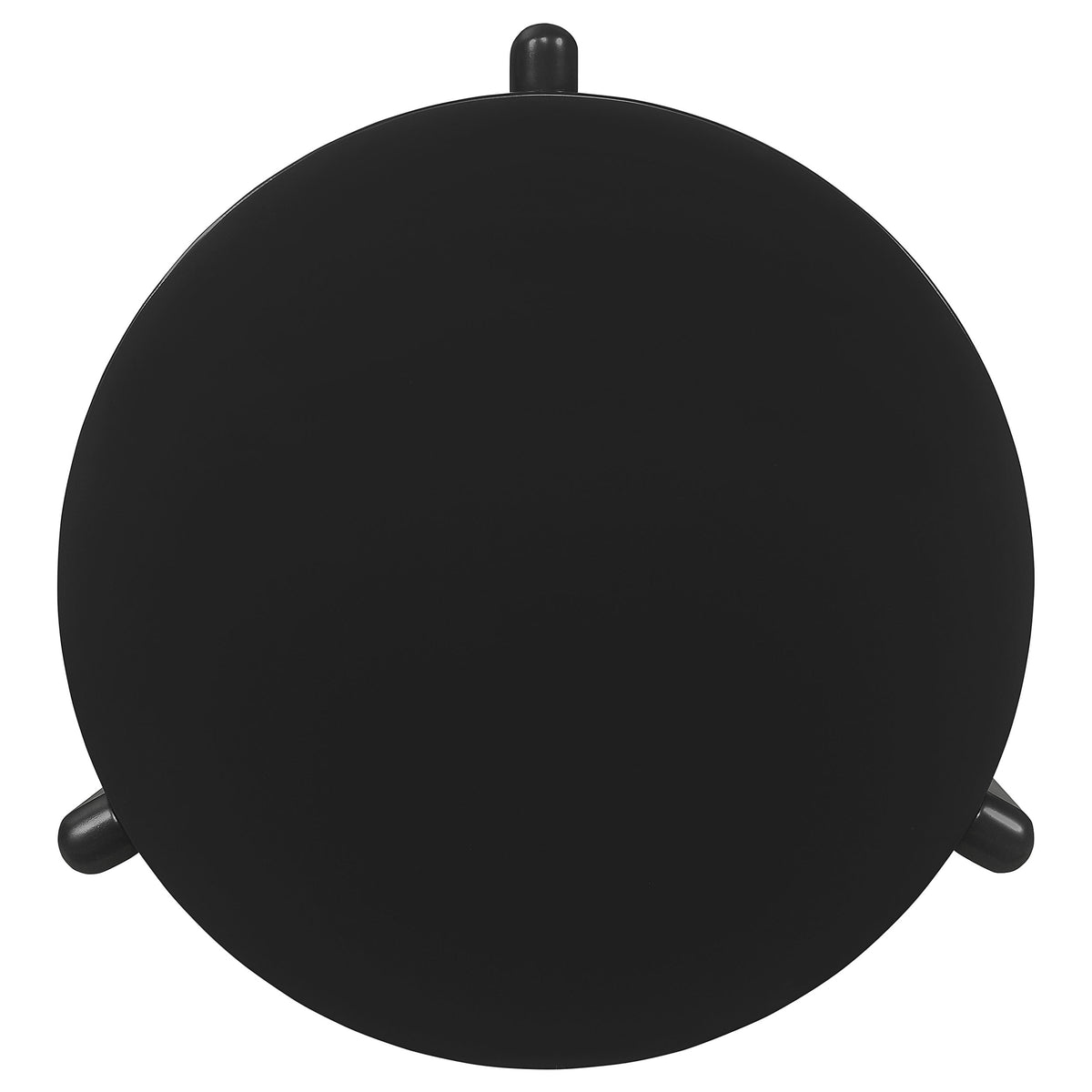 Cordova Round Solid Wood Coffee Table, End Table & Sets - Bold Modern Design in Black – view 12