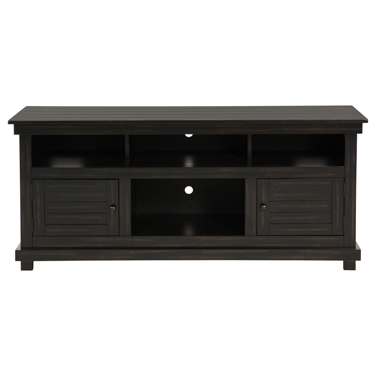 Payne 60" TV Stand - Farmhouse Distressed Java Media Console for TVs up to 65" – view 3