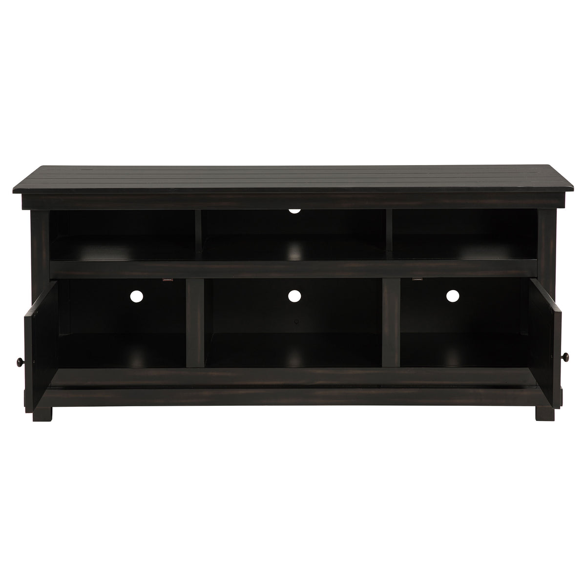 Payne 60" TV Stand - Farmhouse Distressed Java Media Console for TVs up to 65" – view 4