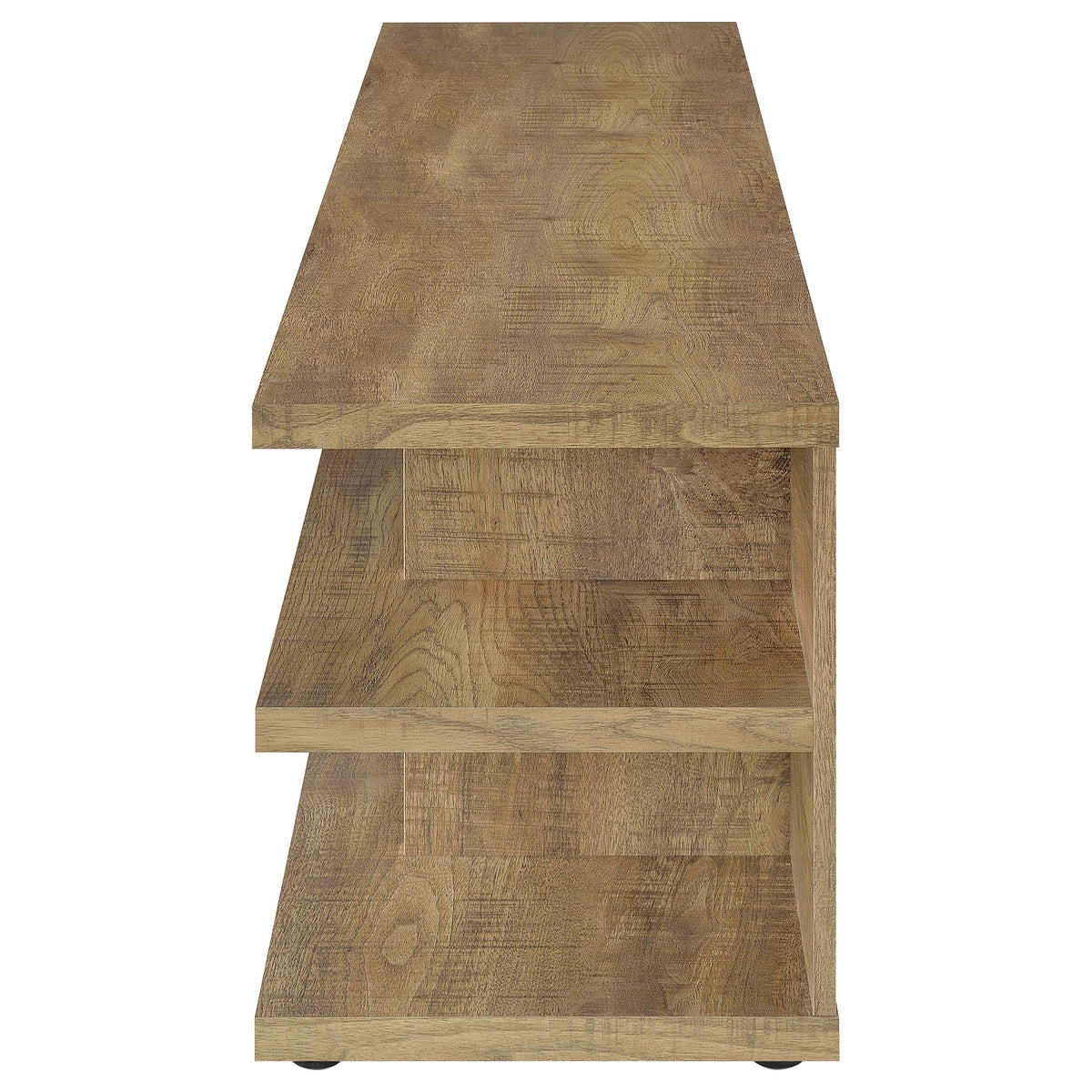 Cartmill 78" TV Stand - Rustic Mango 2-Tier Media Console for TVs up to 85" – view 5