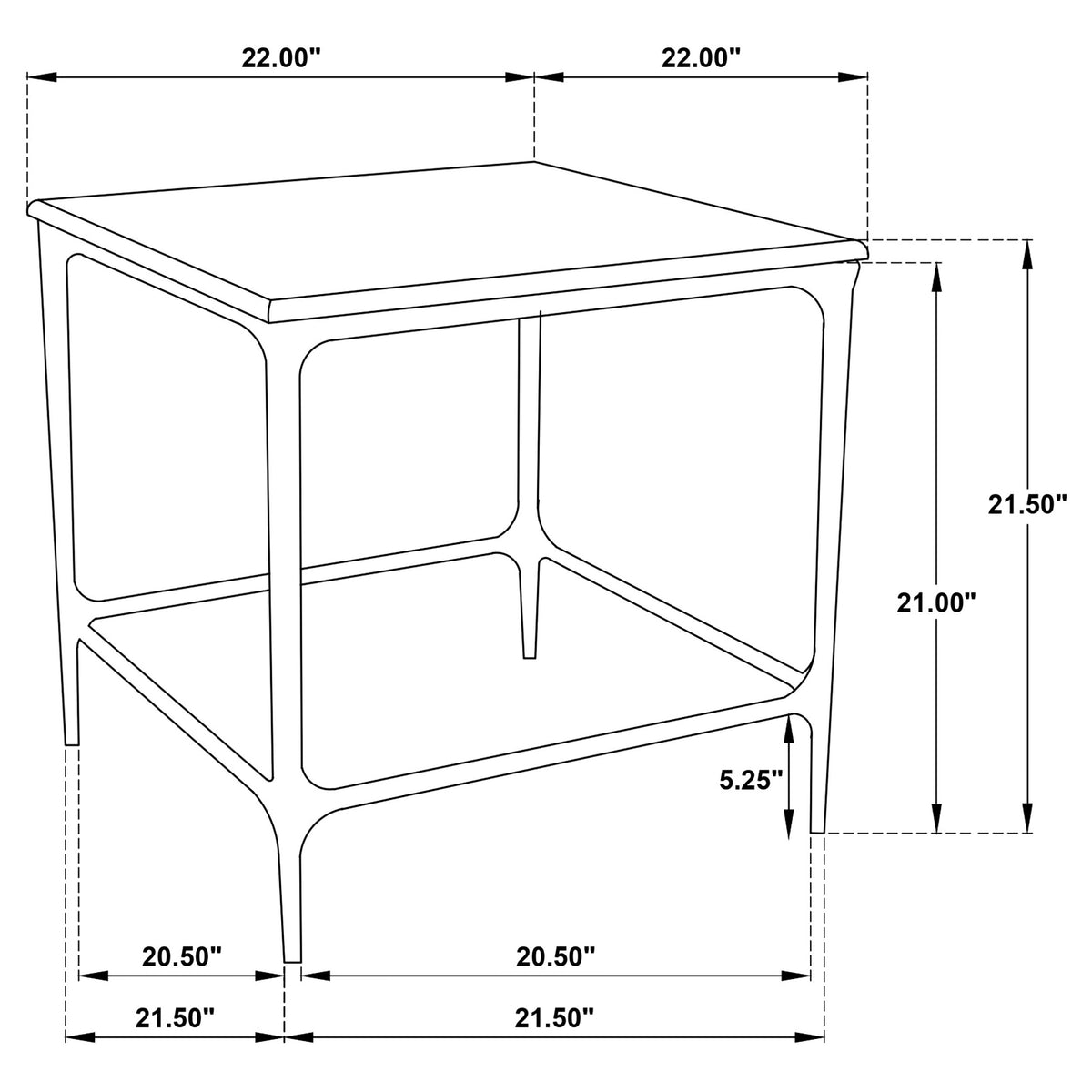 Ebby Square End Table - Genuine White Marble Top on Antique Black Iron Frame – view 7