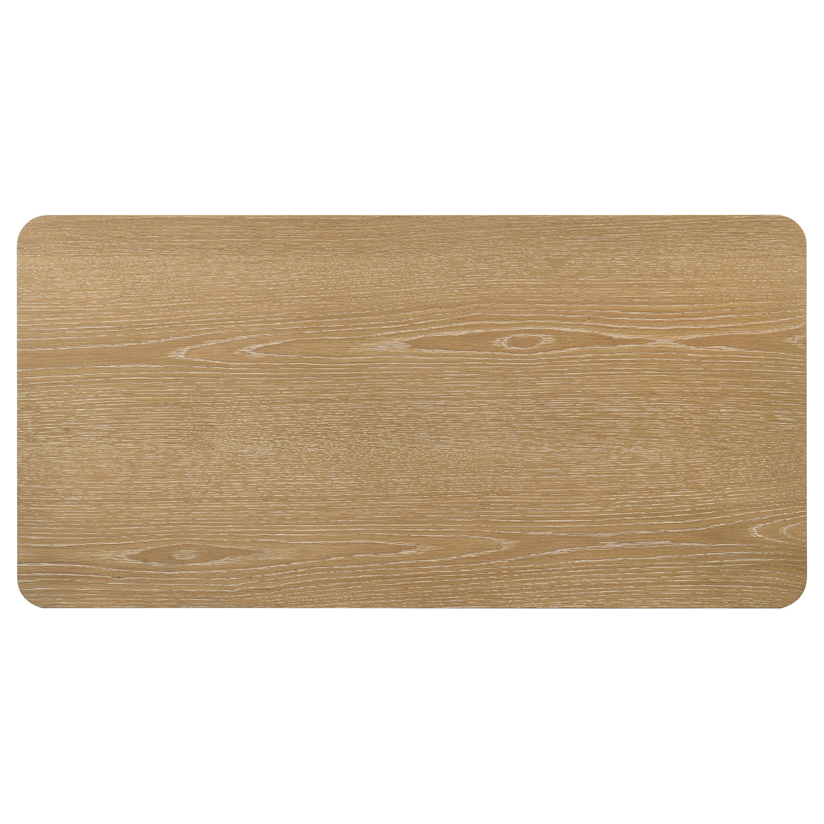 Castlewood Coffee Table & End Table - Sculptural Rounded Legs in Light Oak, Modern Table Sets – view 9