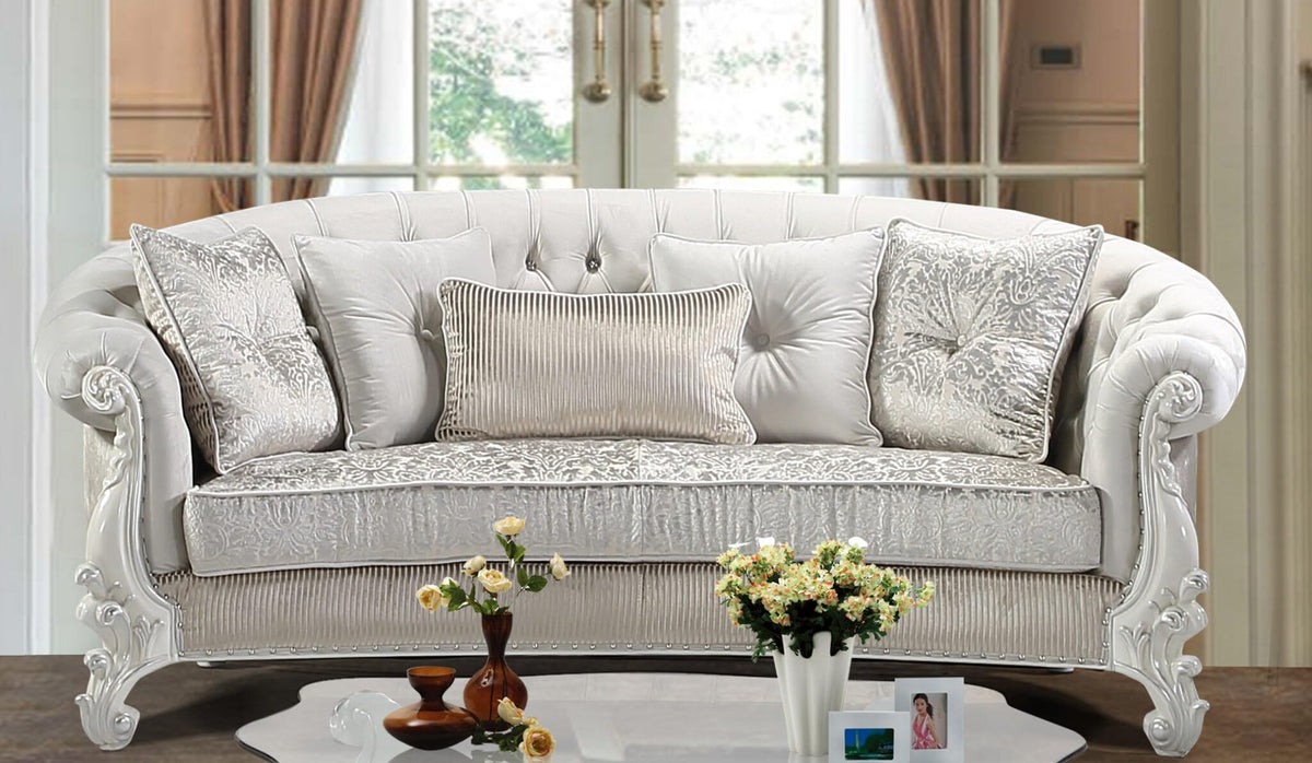 Juliana White Sofa & Loveseat Set — product view 2