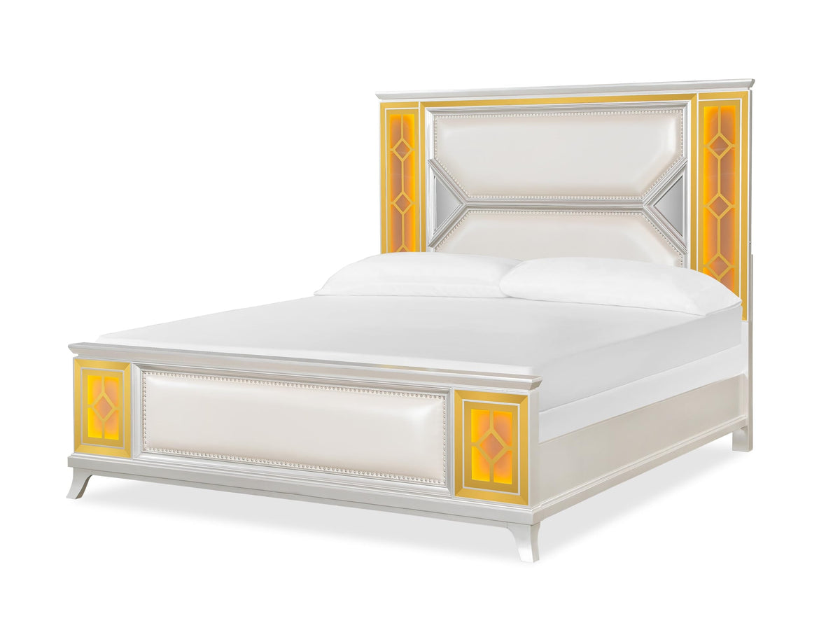 Claire White Bedroom Set — Queen & King — product view 2