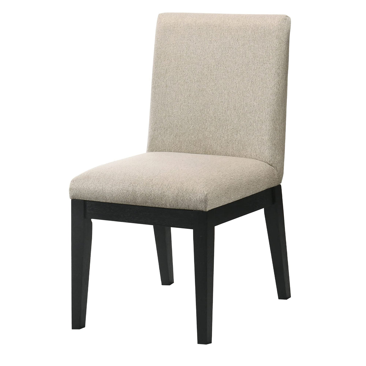 Terra Upholstered Cushion Fabric Mid-Century Modern Dining Chairs - detail view