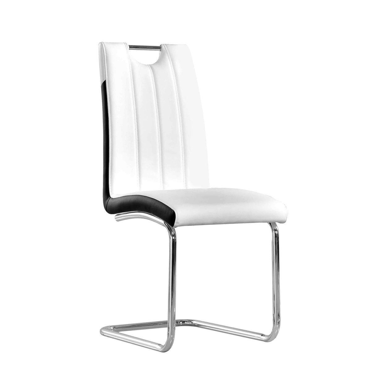 Barbara Modern Dining Chair with Faux Leather Fabric