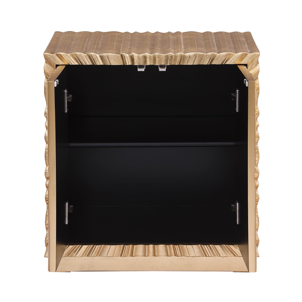 Tiffany End Table in Gold - back view