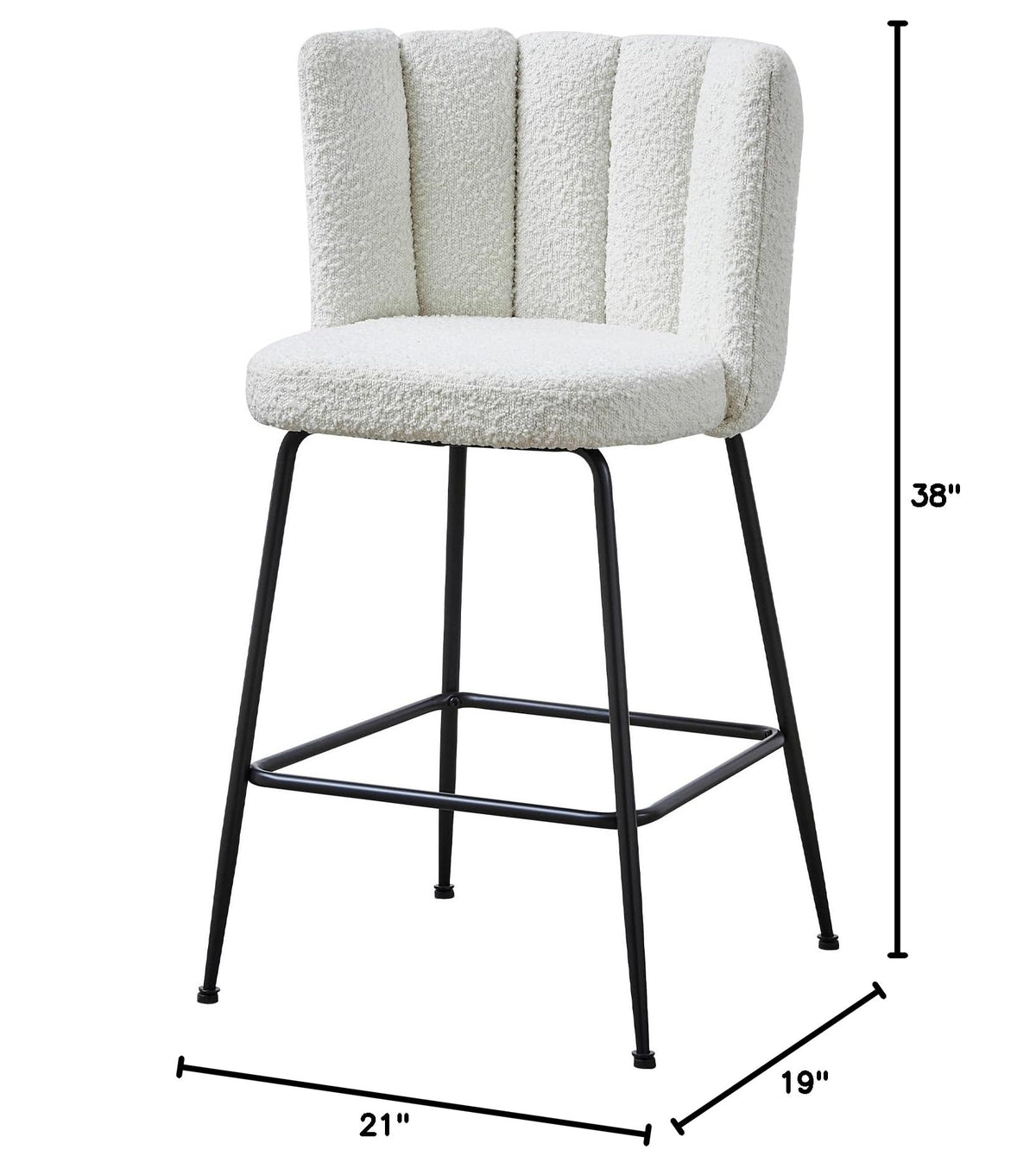 Nolan Counter Stool - side view