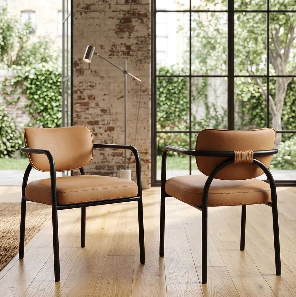 Recency Mid-Century Modern Dining Chairs - close-up