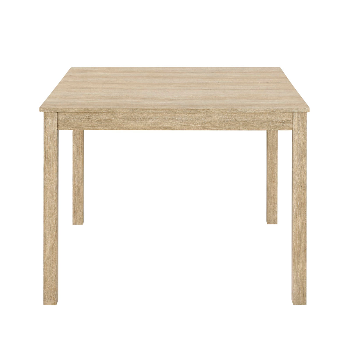 Corondo 38.5" Mid-Century Modern Square Dining Table - detail view