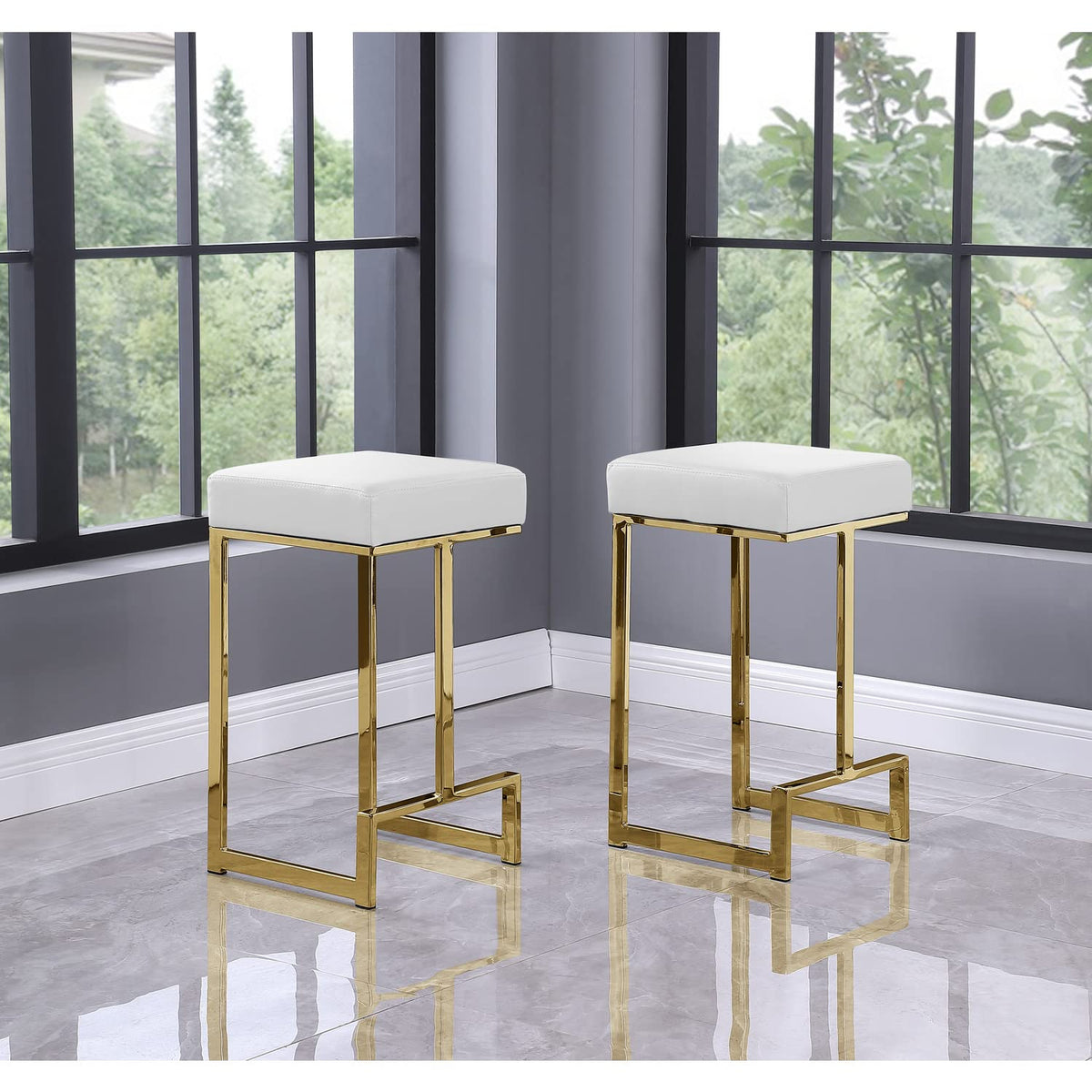 Dorrington Backless Counter Height Stools, Set of 2