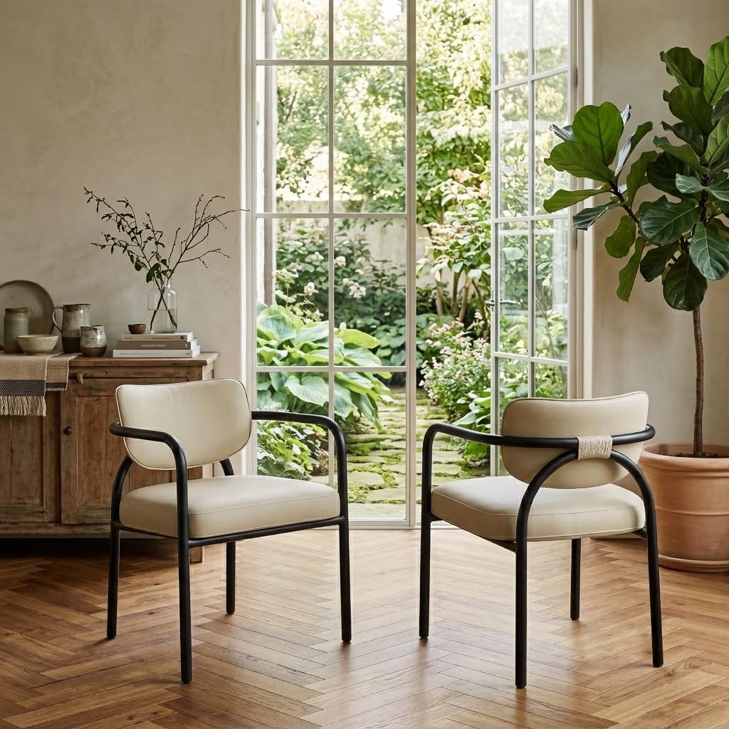 Recency Mid-Century Modern Dining Chairs - close-up