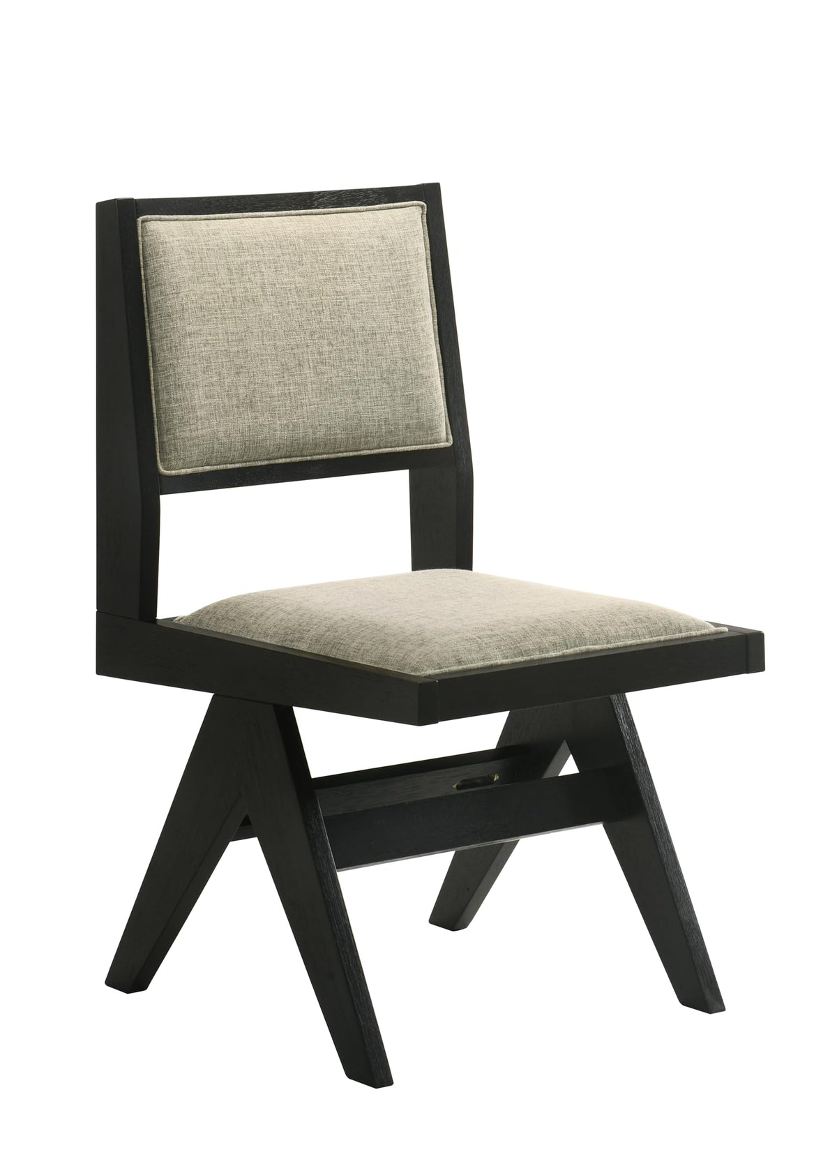 Manhattan Transitional Dining Chairs with Upholstered Backrest and Seat - detail view