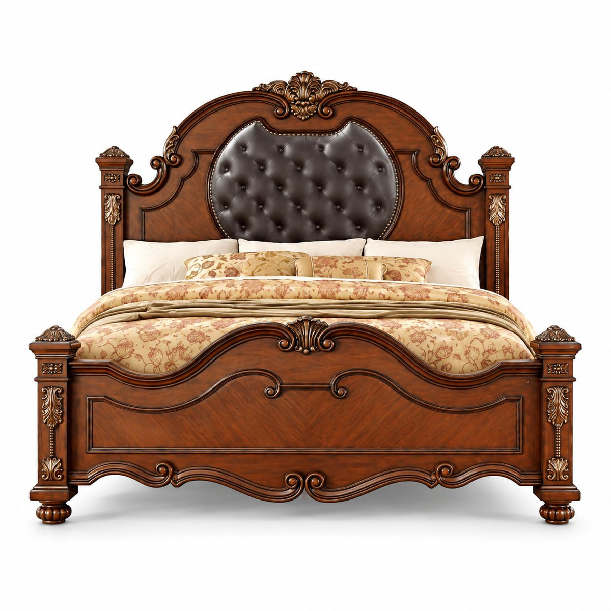 Destiny Cherry Bedroom Set β Queen & King β product view 3