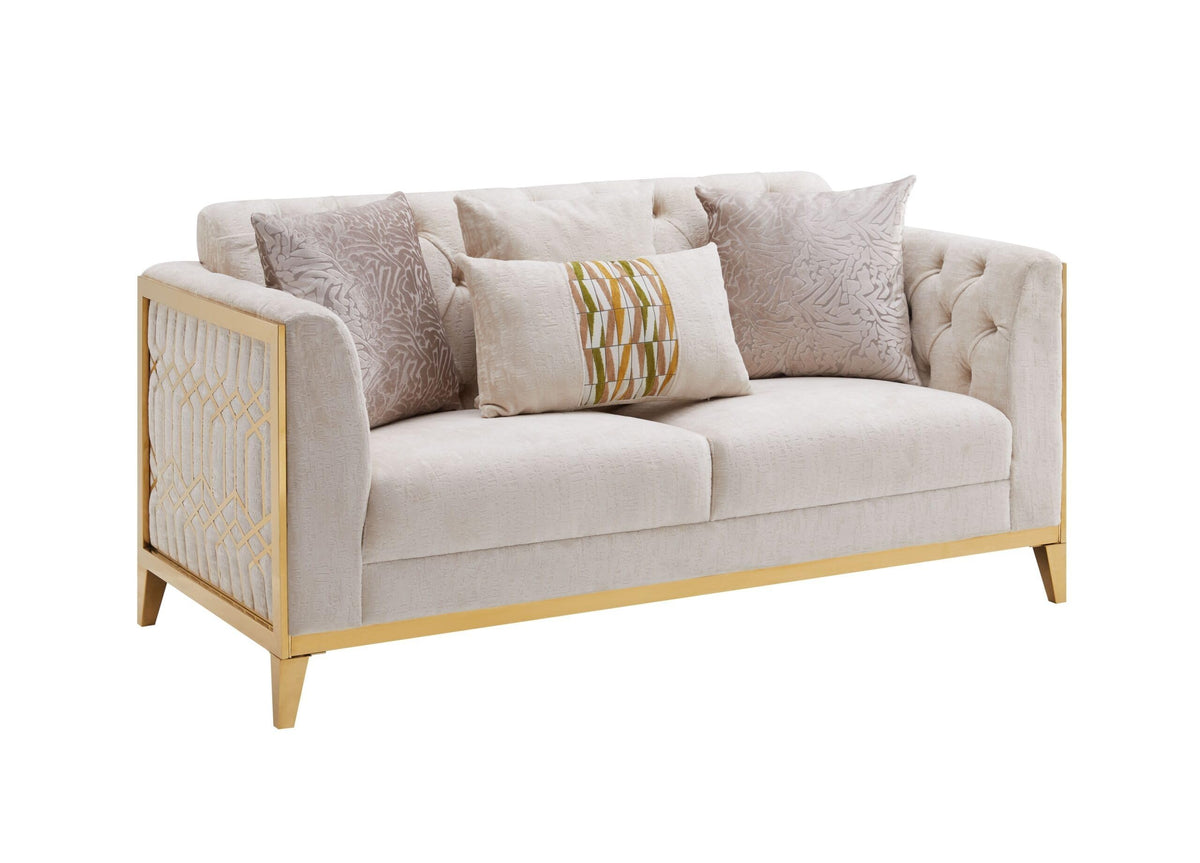 Stella Gray Sofa & Loveseat Set — product view 3