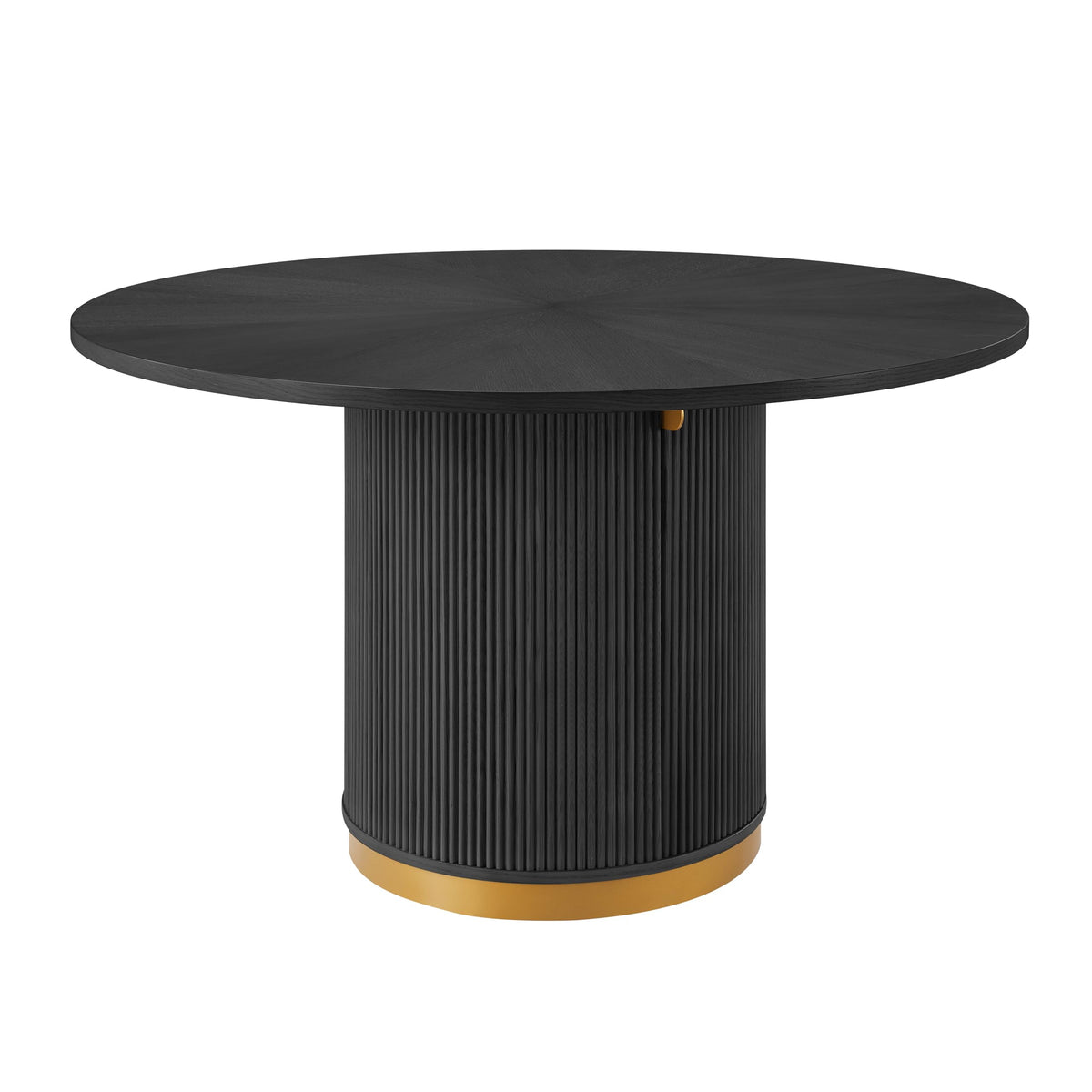 Tapelle 51" Round Storage Dining Table