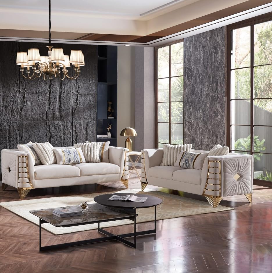 Tanya Gray Sofa & Loveseat Set — collection view; check selected pieces