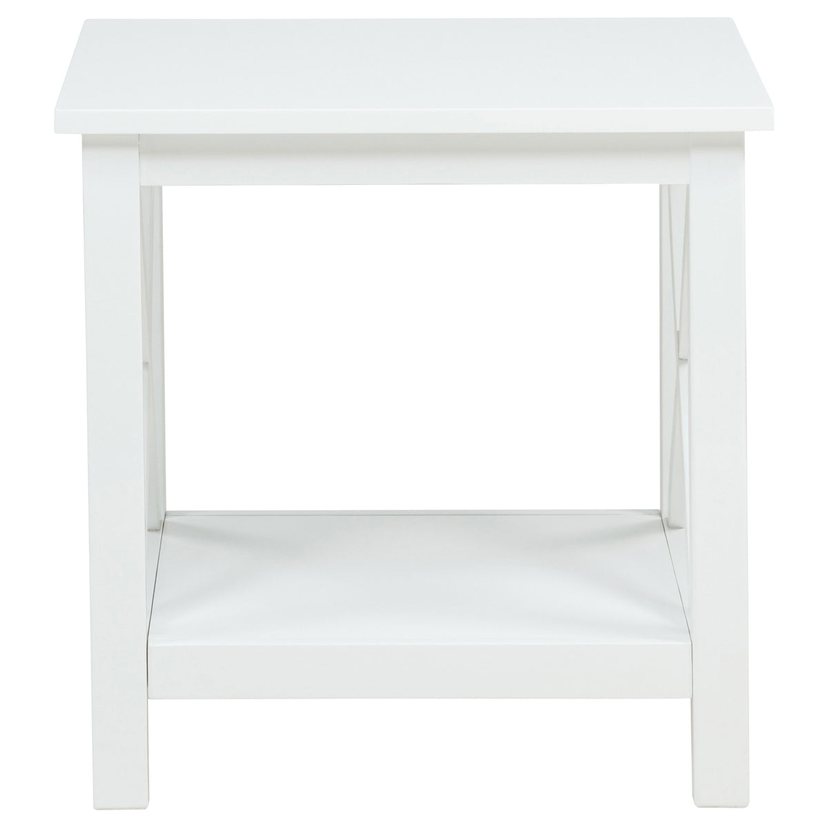 Skyview 44" Lift Top Coffee Table & End Table - X-Frame Farmhouse Design in White – view 17