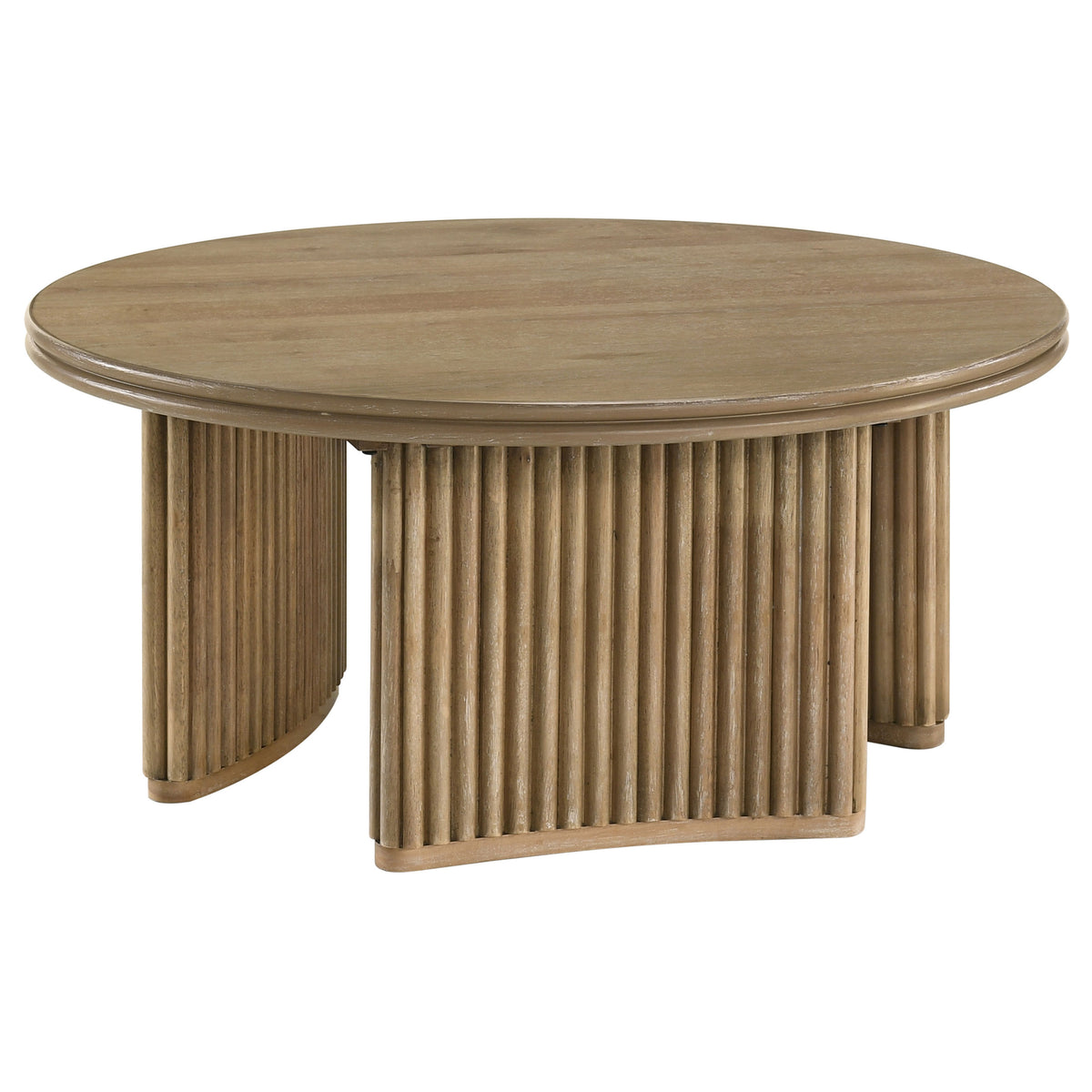 Adina Round Coffee & End Tables - 36" Round Coffee Table
