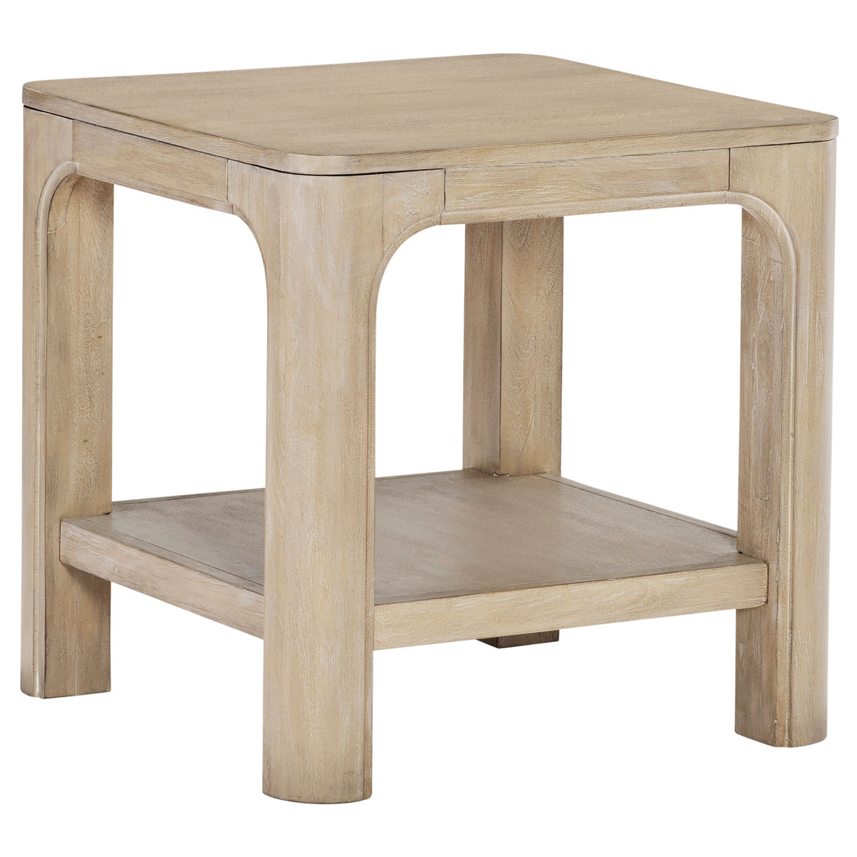 Solano Square Coffee Table, End Table & Console - End Table