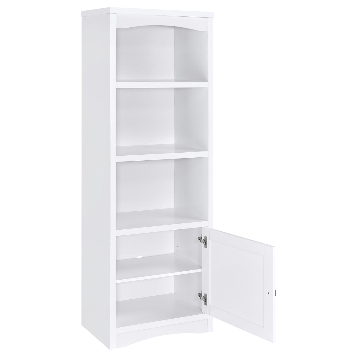 Laughlin 78" TV Stand & Entertainment Center with Media Towers - Adjustable Shelves in White – view 13