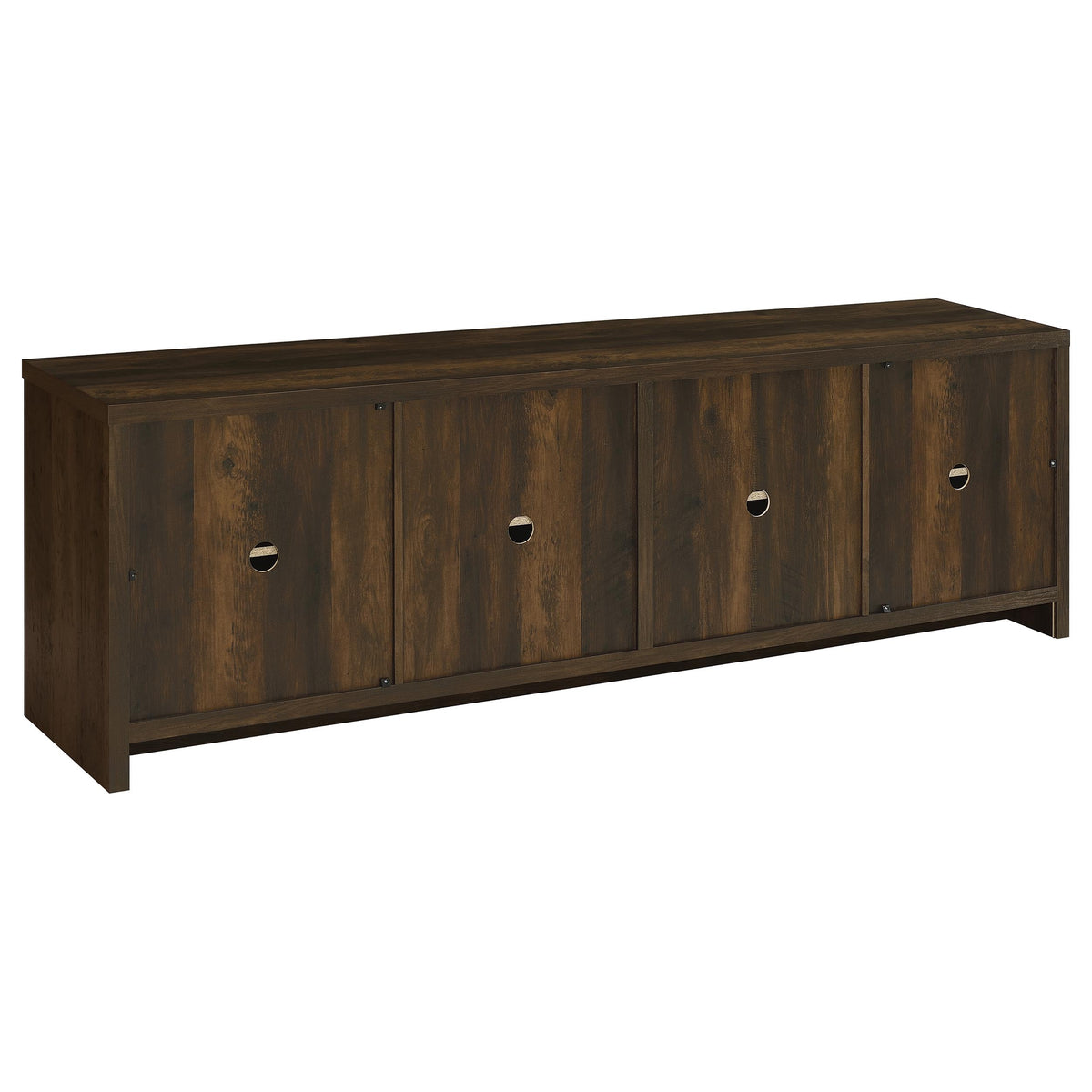 Laughlin 78" TV Stand & Entertainment Center with Media Towers - Adjustable Shelves in Dark Pine – view 10