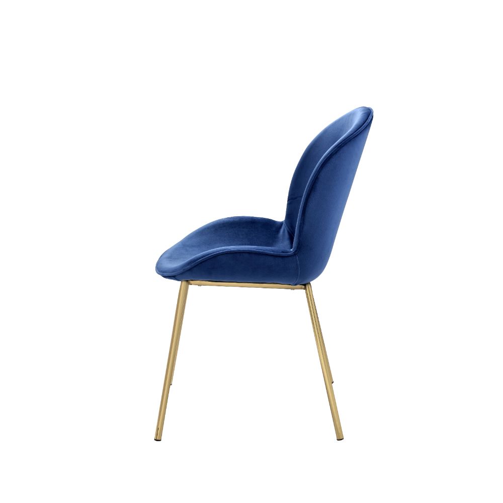 Chuchip Wingback Velvet Dining Chairs (Set of 2)