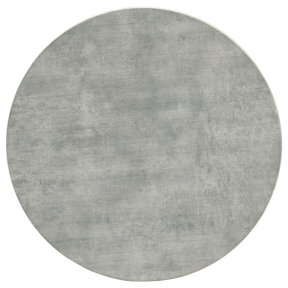 Hadi Round Coffee Table & End Table Sets - Faux Cement SmartTop with Gunmetal Hairpin Base – view 20