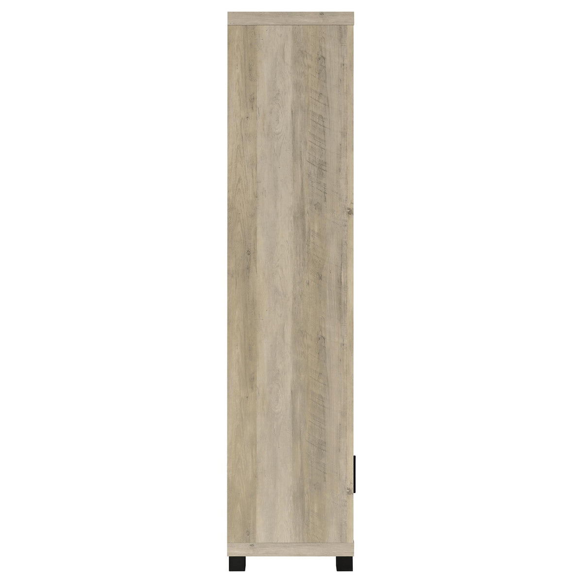 Sachin 79" TV Stand & 3-Piece Entertainment Center - Rustic Distressed Pine with Glass Doors – view 10