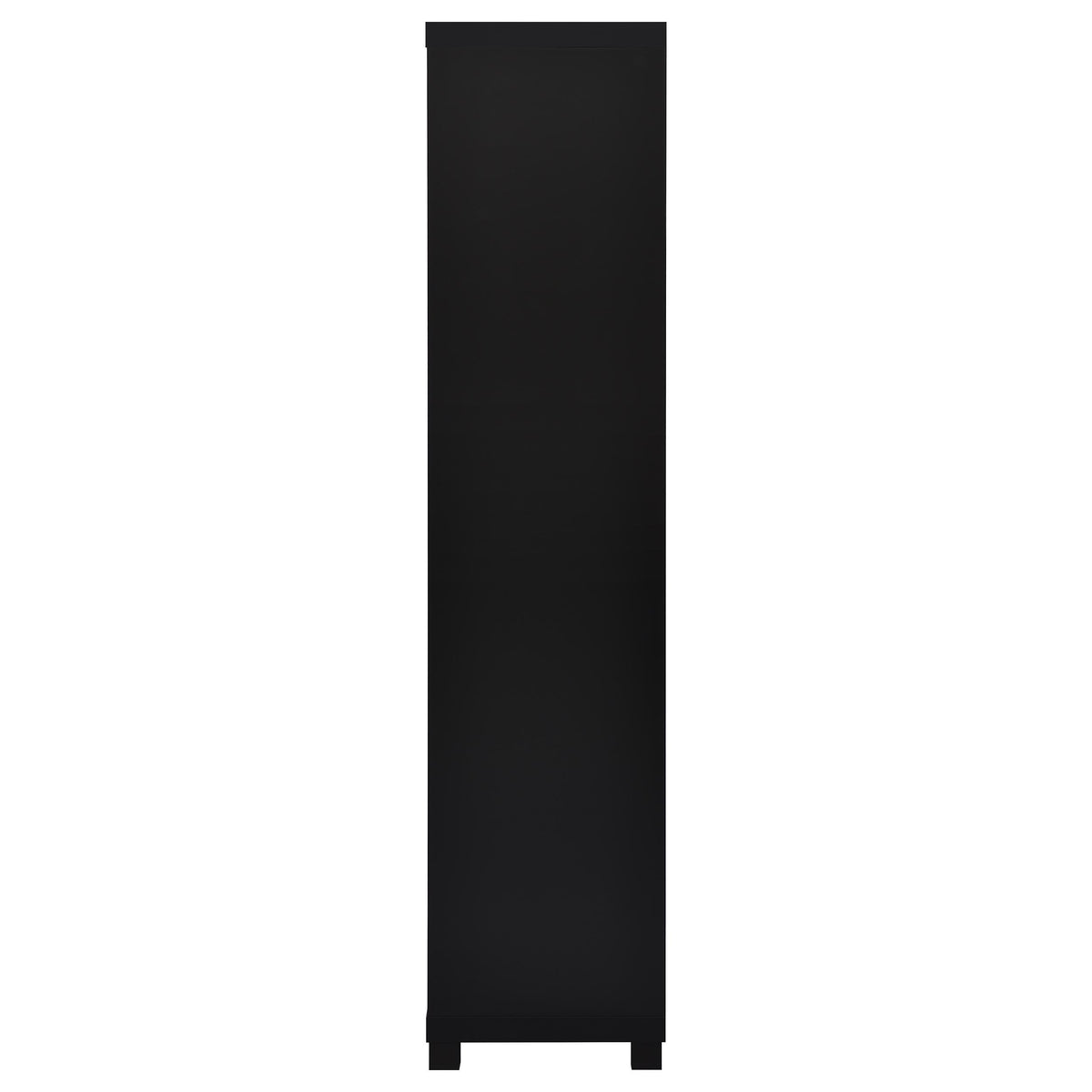 Jupiter 79" TV Stand & Entertainment Center with Media Towers - Glass Doors in Black – view 8