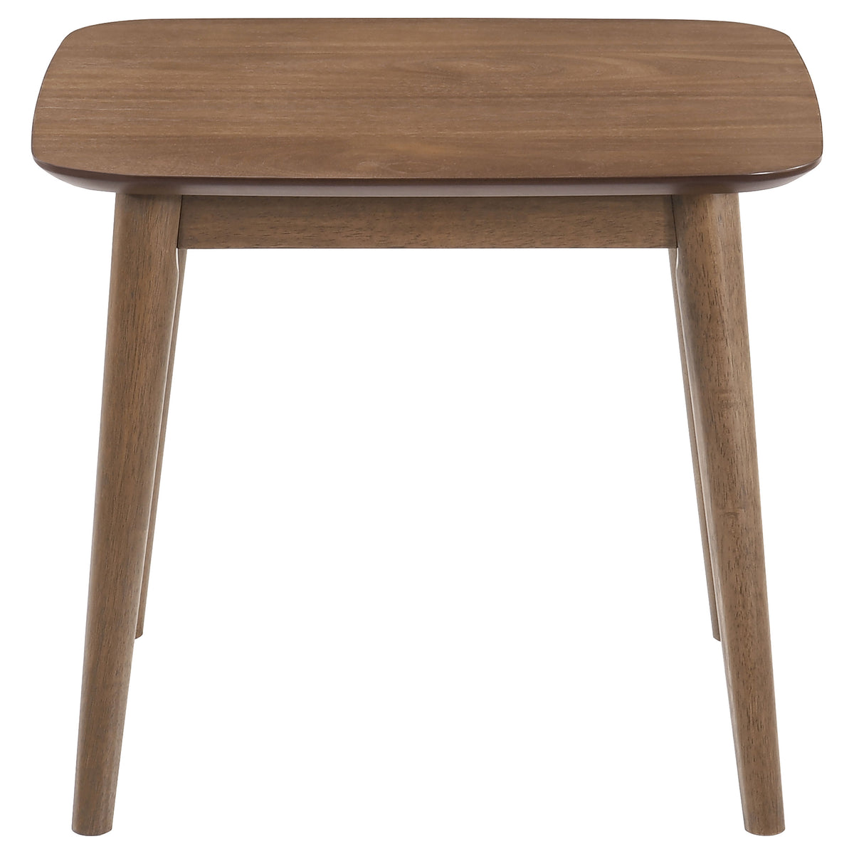 Radley 3-Piece Coffee Table Set - Mid-Century Walnut Coffee Table & 2 End Tables with Angled Legs – view 8