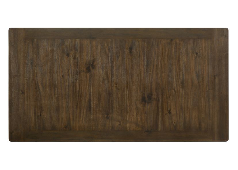Fedele Farmhouse Dining Table with Drawers & Slat-Back Chairs