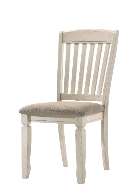 Fedele Farmhouse Dining Table with Drawers & Slat-Back Chairs