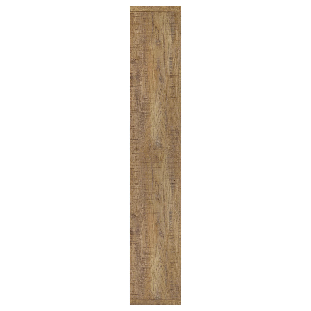 Theo 71" 6-Shelf Staggered Bookshelf - Reversible Open Back Design in Mango – view 8